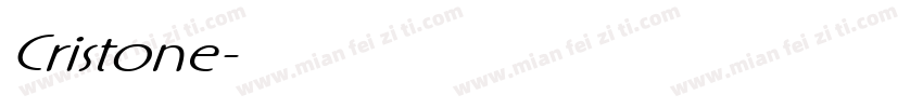 Cristone字体转换
