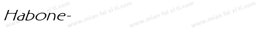 Habone字体转换