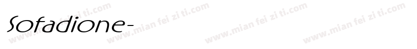 Sofadione字体转换