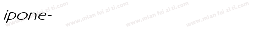 ipone字体转换