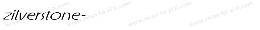 zilverstone字体转换