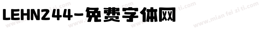 LEHN244字体转换