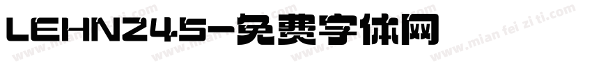 LEHN245字体转换