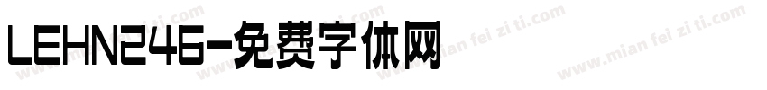 LEHN246字体转换
