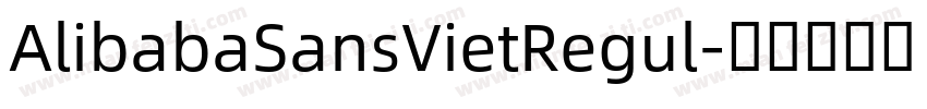 AlibabaSansVietRegul字体转换