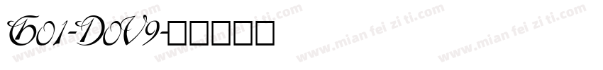 G01-D0V9字体转换