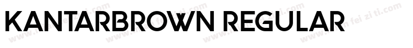 KantarBrown-Regular字体转换