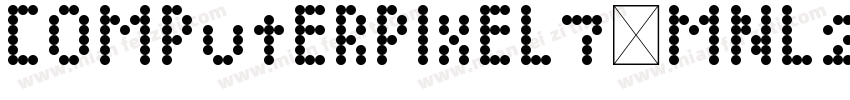 ComputerPixel7-mnL2字体转换