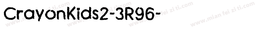 CrayonKids2-3R96字体转换