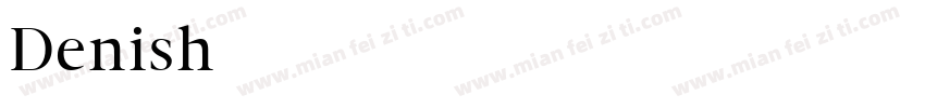 Denish字体转换