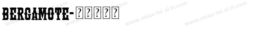 Bergamote字体转换