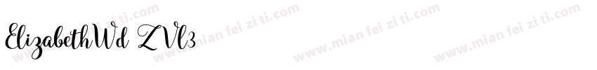 ElizabethWd-ZVl3字体转换