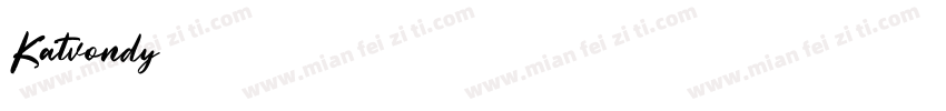Katvondy字体转换
