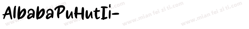 AlbabaPuHutIi字体转换