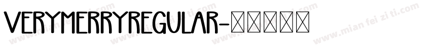 VeryMerryRegular字体转换