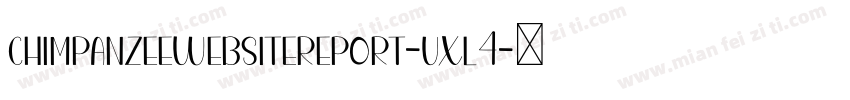 ChimpanzeeWebsiteReport-vXL4字体转换