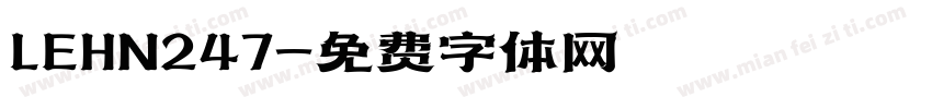 LEHN247字体转换