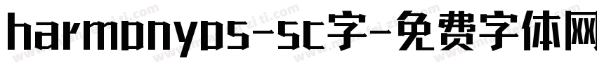 harmonyos-sc字字体转换