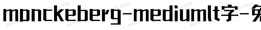 monckeberg-mediumlt字字体转换