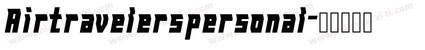 Airtravelerspersonal字体转换