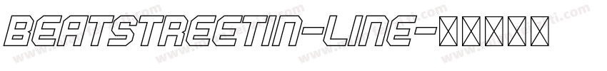 BeatStreetIn-Line字体转换