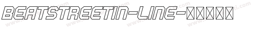 BeatStreetIn-Line字体转换