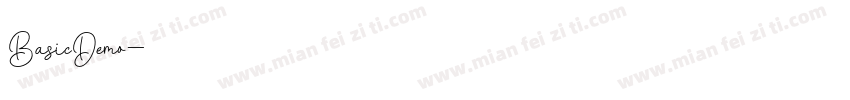 BasicDemo字体转换
