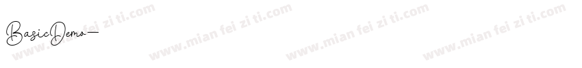 BasicDemo字体转换