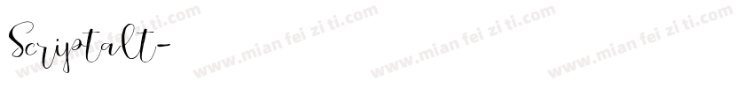 Scriptalt字体转换
