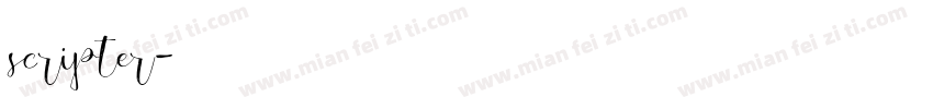 scripter字体转换