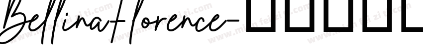 BellinaFlorence字体转换