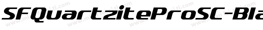SFQuartziteProSC-Bla字体转换