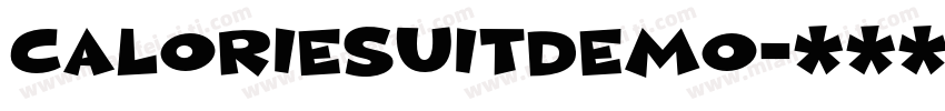 CalorieSuitDEMO字体转换