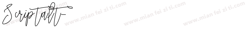 Scriptalt字体转换
