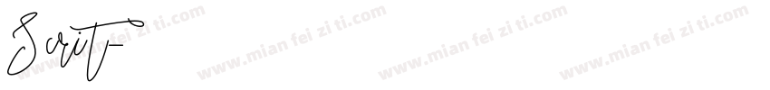 Scrit字体转换