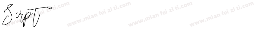 Scrpt字体转换