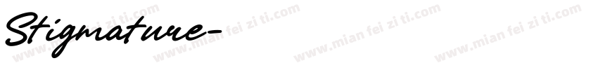 Stigmature字体转换