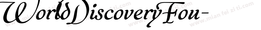 WorldDiscoveryFou字体转换