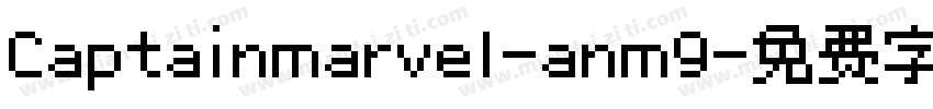 Captainmarvel-anm9字体转换