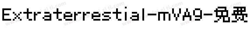 Extraterrestial-mVA9字体转换