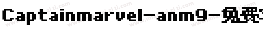 Captainmarvel-anm9字体转换
