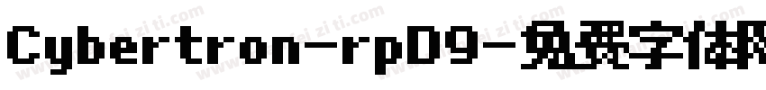 Cybertron-rpD9字体转换
