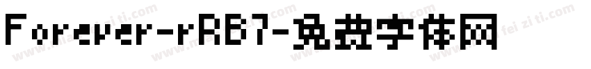 Forever-rRB7字体转换