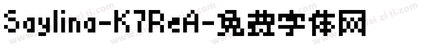 Saylina-K7ReA字体转换