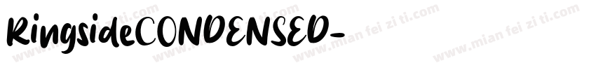 RingsideCONDENSED字体转换