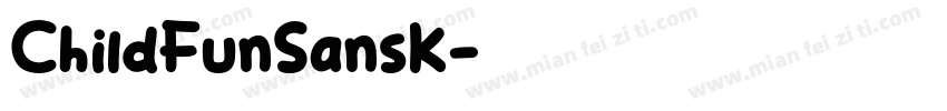 ChildFunSansK字体转换