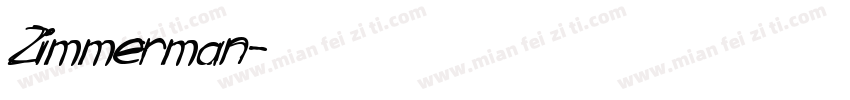Zimmerman字体转换