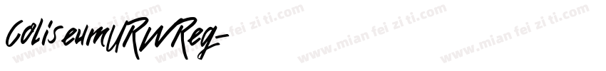 ColiseumURWReg字体转换