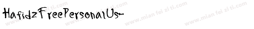 HafidzFreePersonalUs字体转换