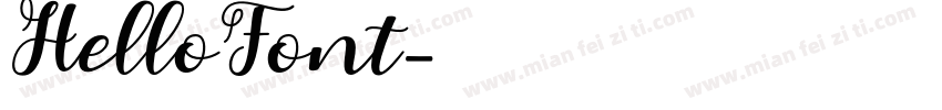 HelloFont字体转换